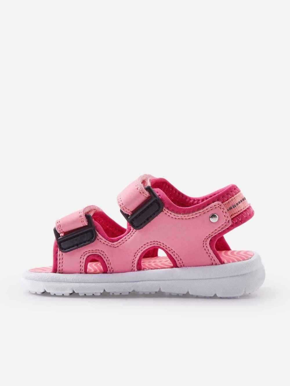 Reima Girls’ Bungee Sunset Pink Velcro Sandals—11 - Picture 9 of 15